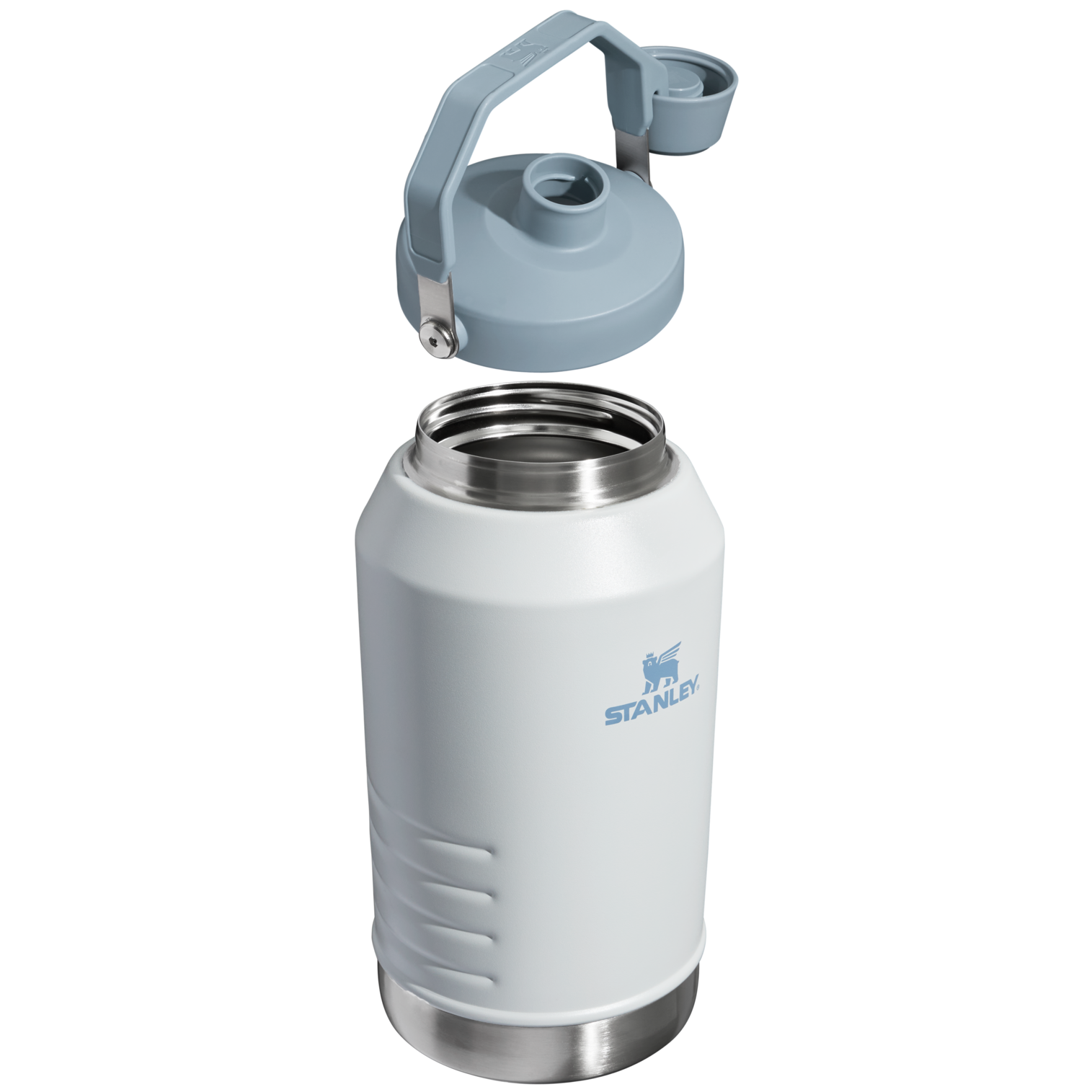 B2B_Web_PNG-The-IceFlow-Fast-Flow-Jug-96OZ-Fog-Hero-Exploded.png