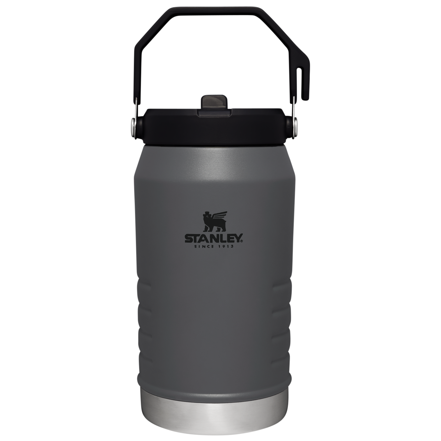 B2B_Web_PNG-The-IceFlow-Flip-Straw-Jug-64OZ-Charcoal-Front.png