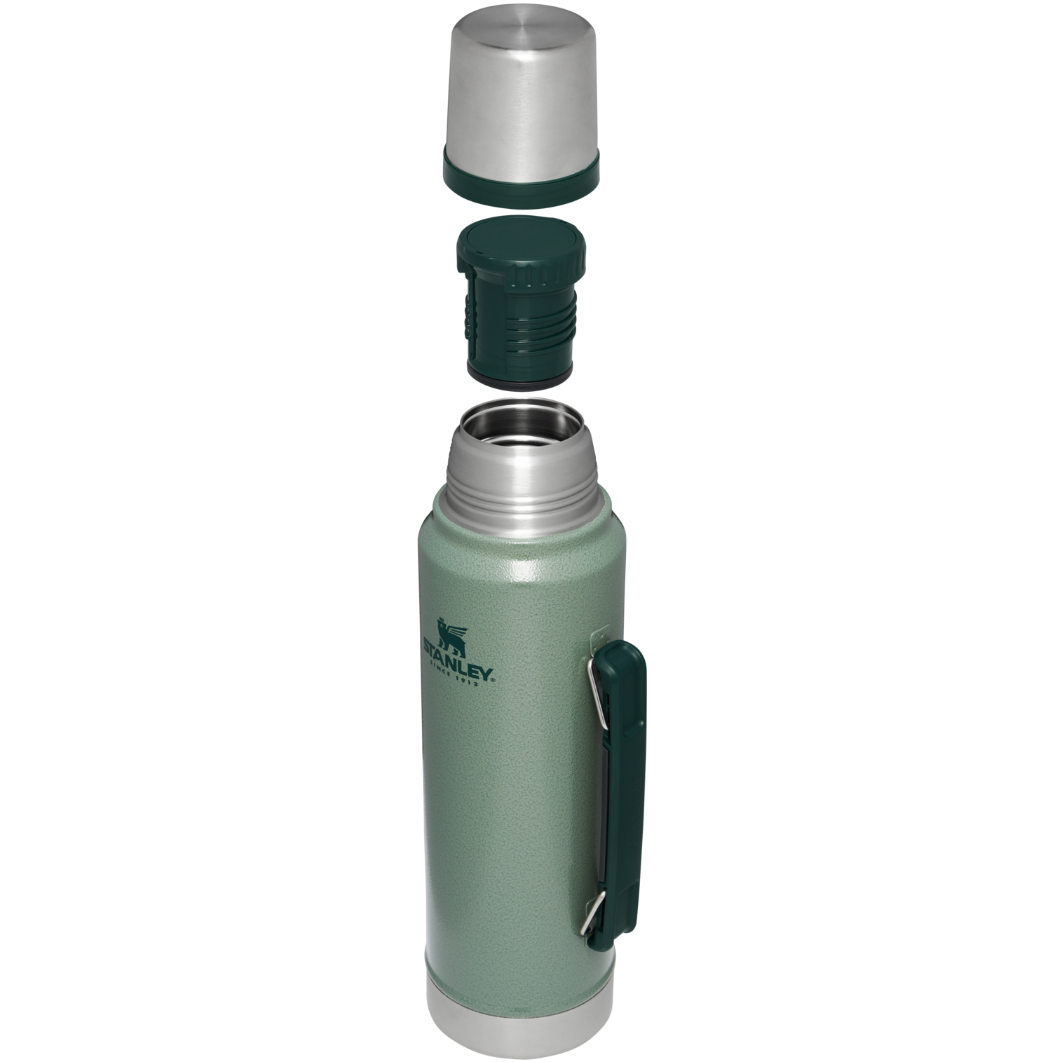 B2B_Web_PNG-The-Legendary-Classic-Bottle-1-1QT-RSS-Hammertone-Green-Hero-Exploded.png